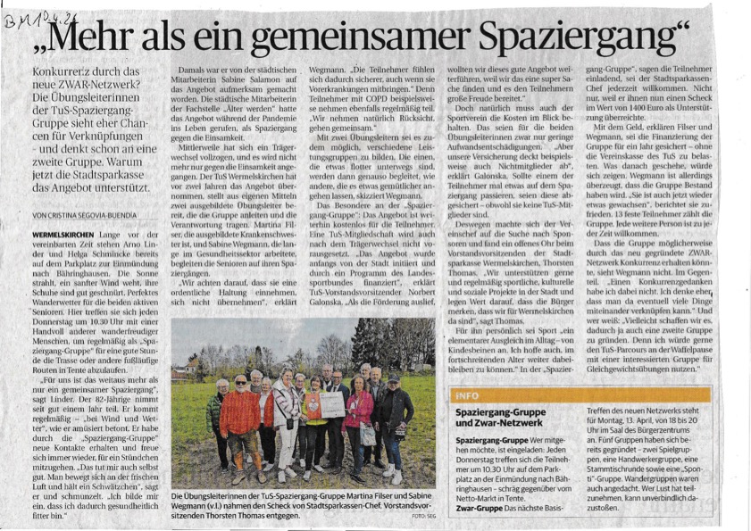 Mehr als ein gemeinsamer Spaziergang