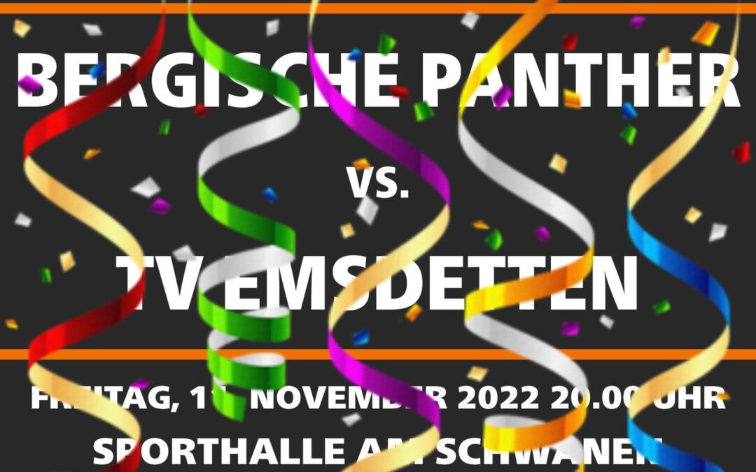 Topspiel gegen Emsdetten in Wermelskirchen am 11.11